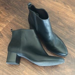 Black ankle boots